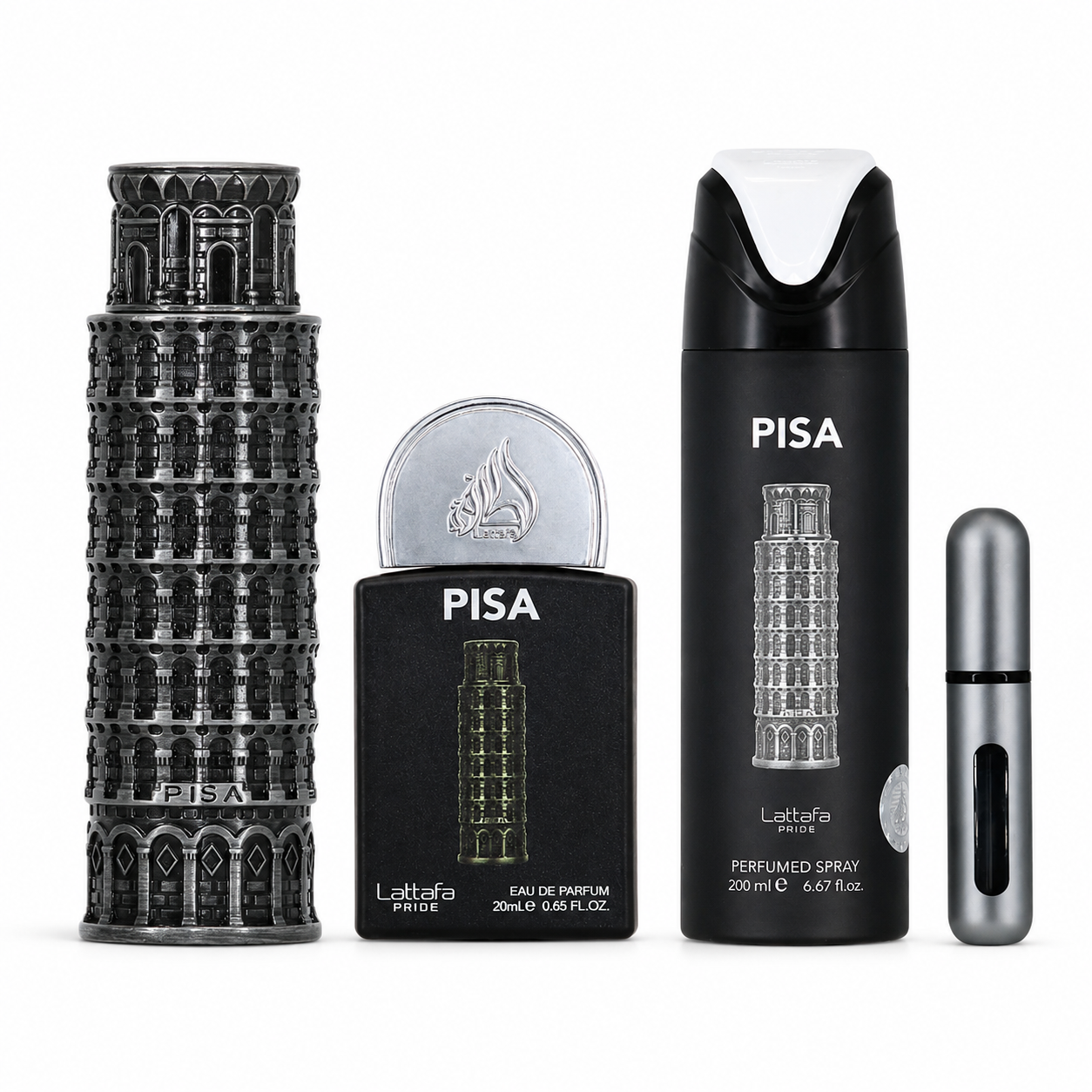 Set 4 pzas Pisa Lattafa
